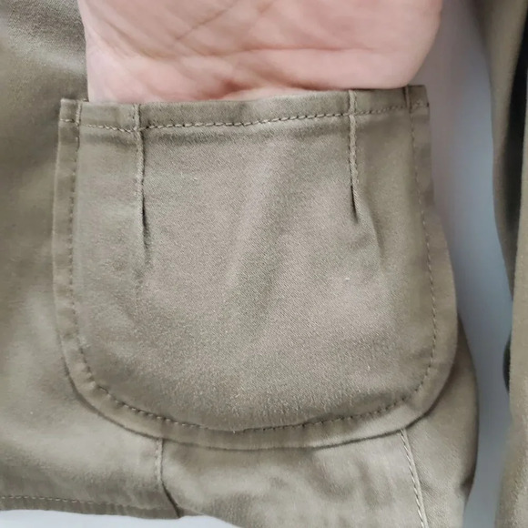 Gianni Bini Women's Light Brown Stretch Cotton Fitted‎ Career Blazer Size S - Picture 3 of 10